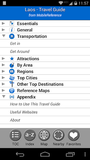 Laos - Travel Guide Map