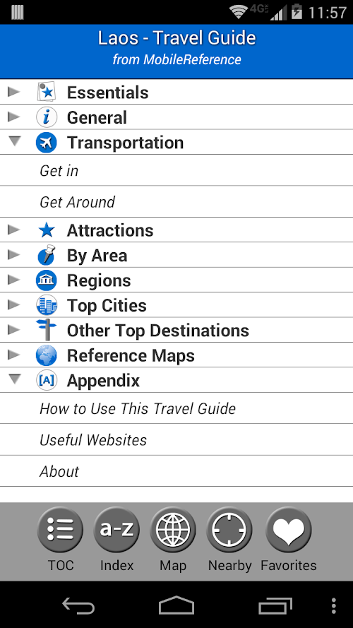Android application Laos - Travel Guide &amp; Map screenshort