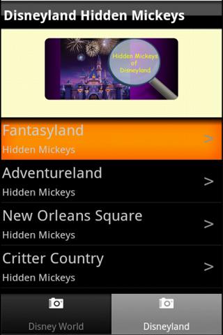 Hidden Mickeys: Disney Parks Screen 2