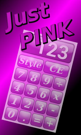 Simple Pink Calculator