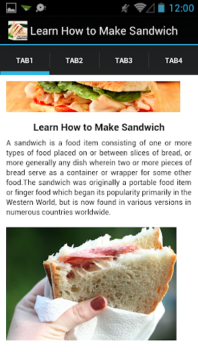 Make Sandwich
