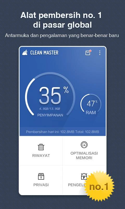   Clean Master(Cleaner) - FREE- tangkapan layar 