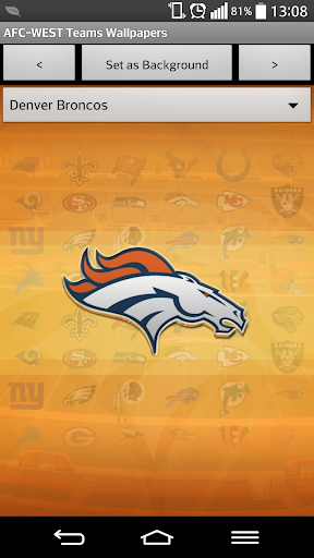 NFL AFC-WEST TEAMS WALLPAPERS