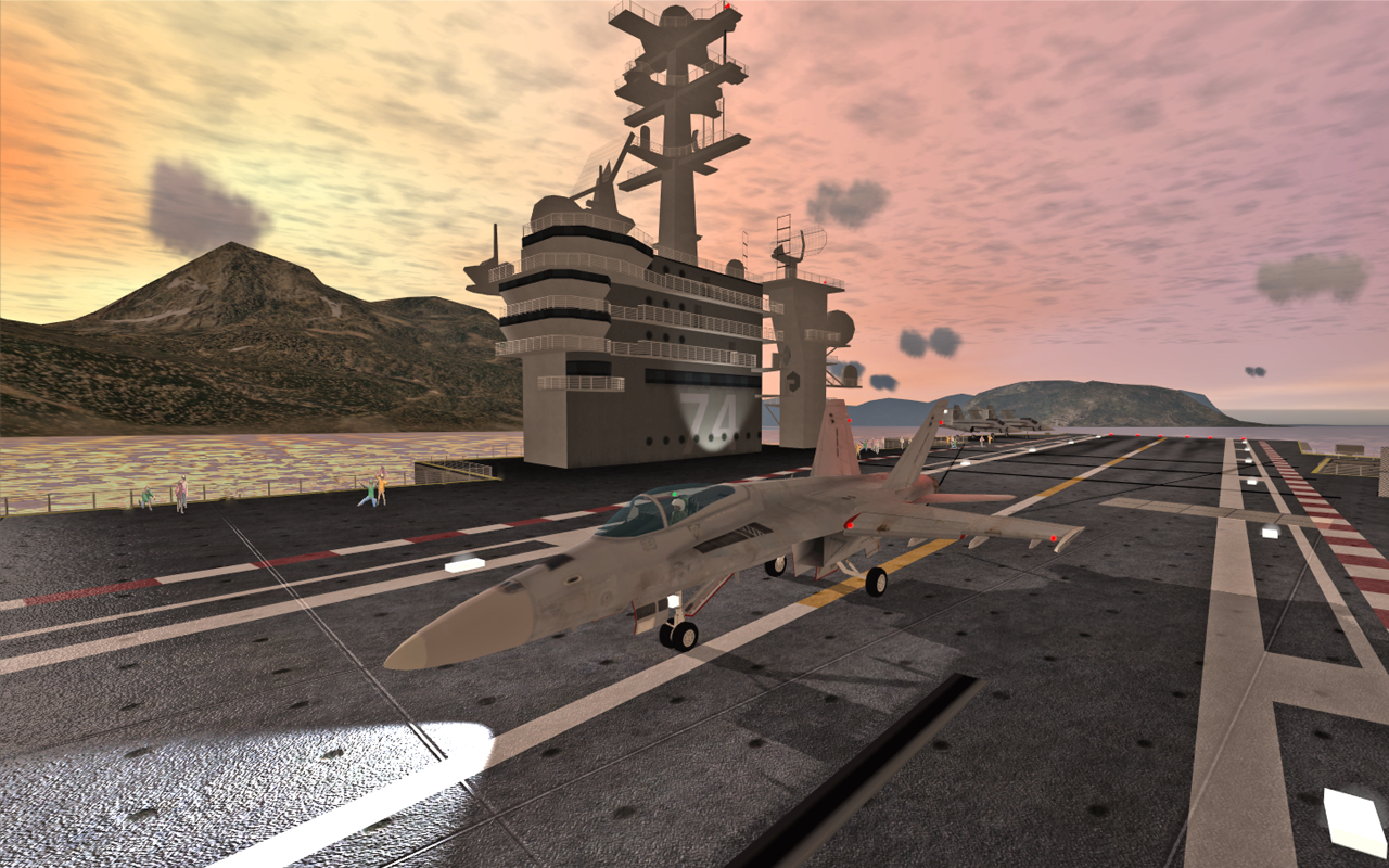F18 Carrier Landing II - screenshot