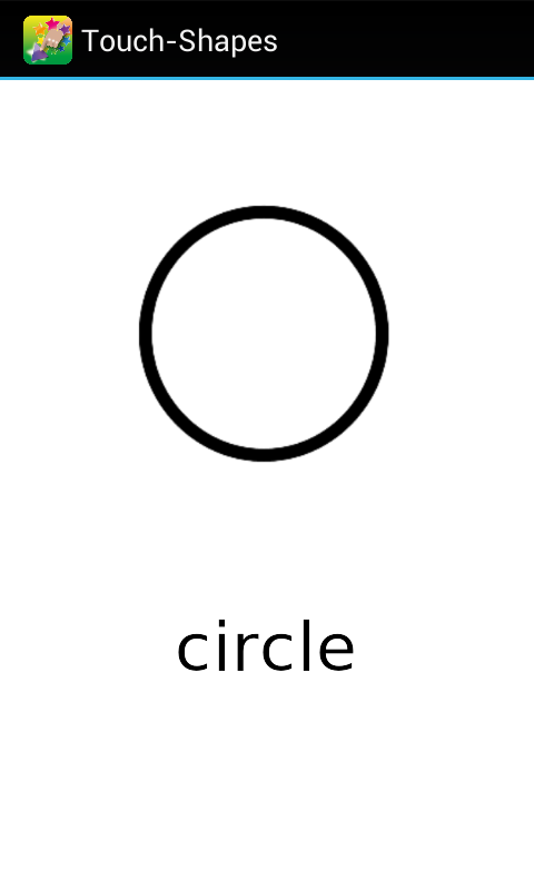 Android application Touch-Shapes screenshort
