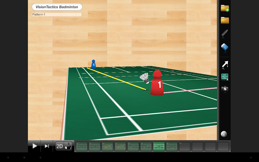 VisionTactics Badminton Screen 2