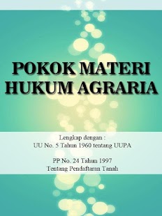 How to download Pokok Materi Hukum Agraria 1 apk for pc