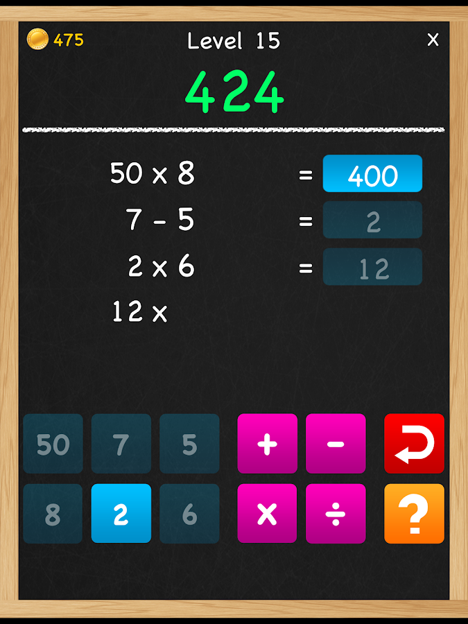 Numbers game 6 countdown math android apps on google play