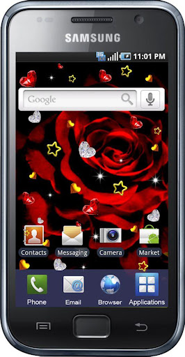 Red Black Style live wallpaper