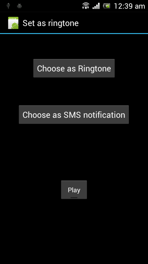 Set as Ringtone No ads Screen 2