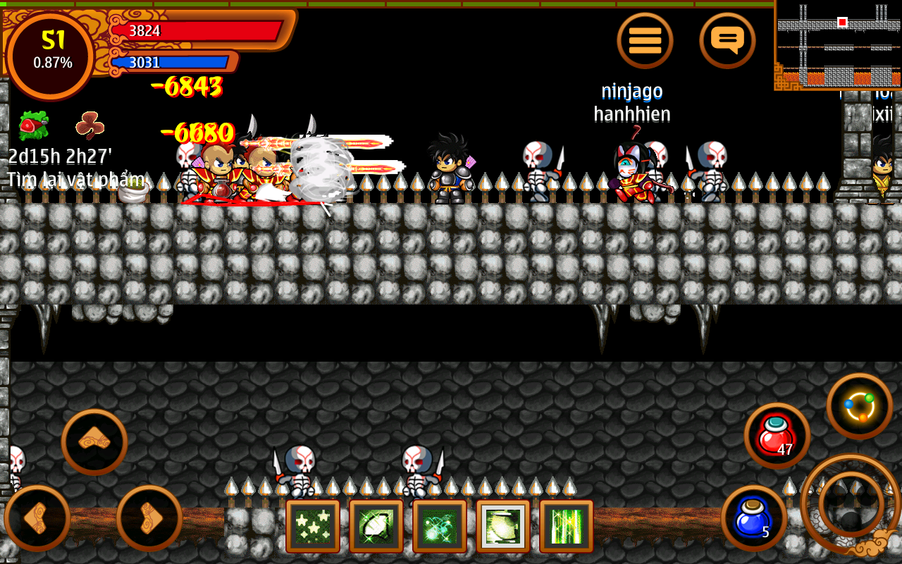 Hack ninja school online cho windows phone