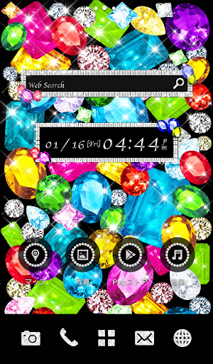 Cute wallpaper★Colorful Jewel