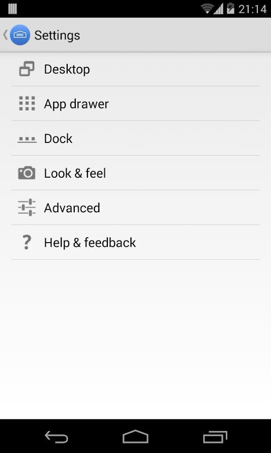 Epic Launcher (KitKat) Prime v1.1.3 APK