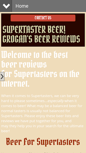 Supertaster Beer