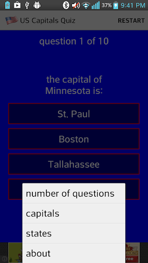 【免費教育App】US Capitals Quiz-APP點子