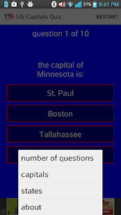 US Capitals Quiz Screenshots 1