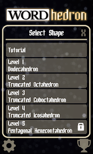 Android application Wordhedron Pro screenshot