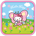 Hello Kitty Butterfly Theme logo