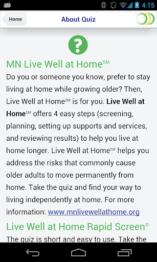 【免費健康App】Live Well at Home-APP點子