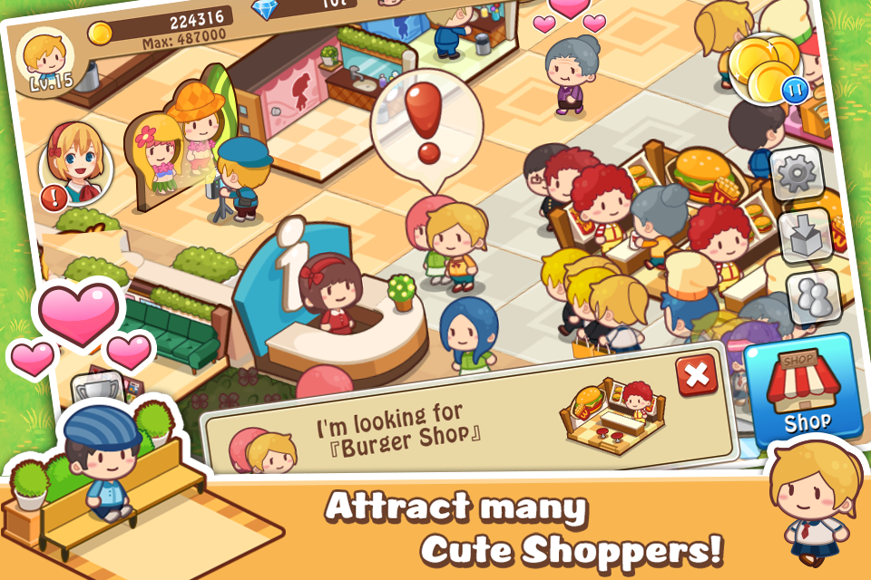   Happy Mall Story: Sim Game: captura de tela 