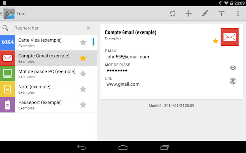 Safe In Cloud Password Manager - screenshot thumbnail