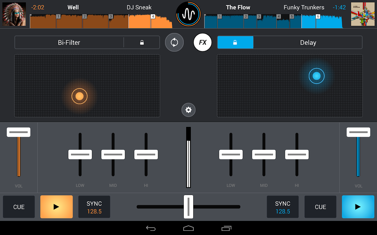 Cross DJ - Mix your music - screenshot