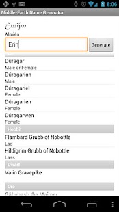 Lastest Middle-earth Name Generator APK for Android