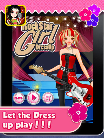 Android application Rockstar Girl Dressup screenshort