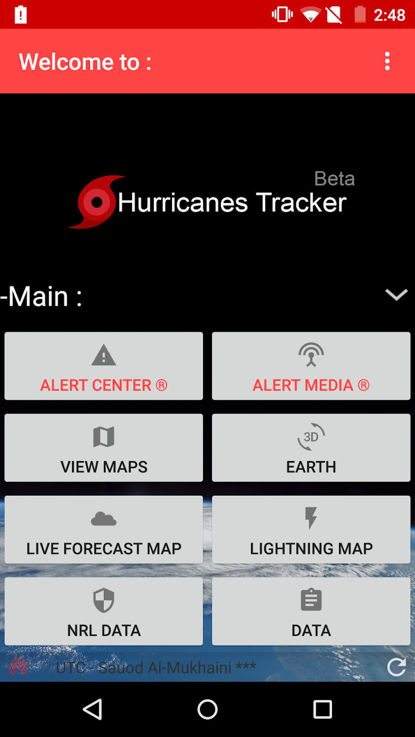 Hurricanes Tracker Screen 2