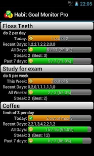 Habit Goal Monitor Pro