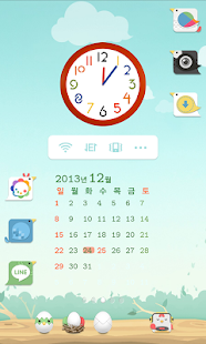 How to install Cute Bird LINE Launcher theme 4.1 apk for pc