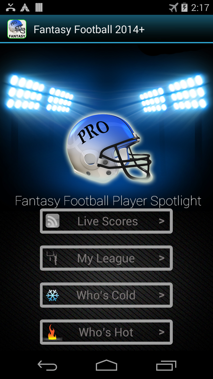 Android application Fantasy Football 2016 HMT+ screenshort