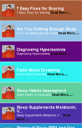 Good Sleep Habits