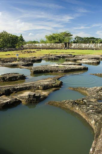 A Pool for woman inside Ratu Boko Palace.