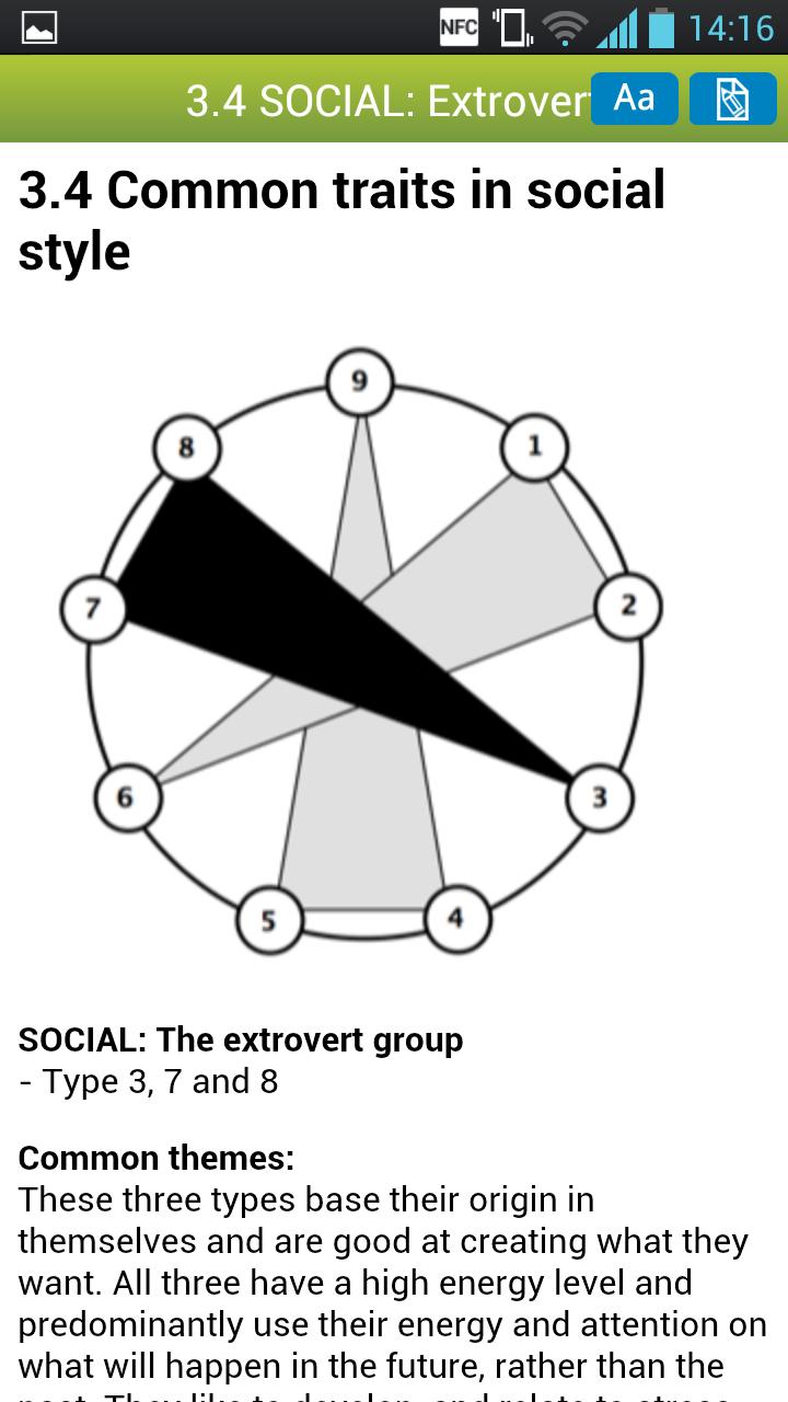 Enneagram PERSONALITY Screen 3