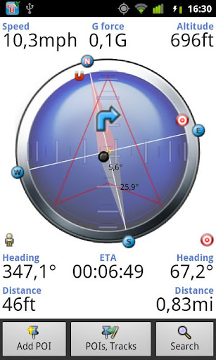 Tracky GPS navigation compass v2.2.0 apk