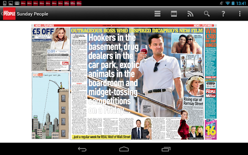 Sunday People Newspaper - náhled