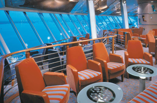 Vision-of-the-Seas-Viking-Crown - Take in the views by day and party it up at night at the Viking Crown Lounge and Nightclub, on deck 11 of Vision of the Seas.