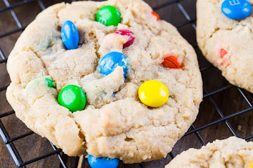 Soft and Chewy M&amp;M Cookies