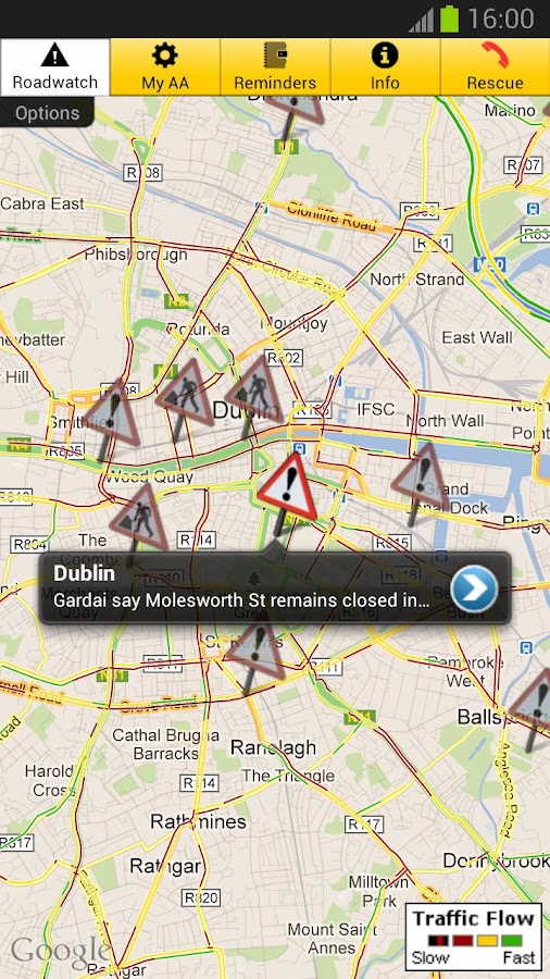 AA Ireland Breakdown & Traffic Android Apps on Google Play