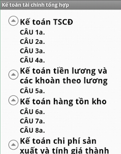 Kế toán tài chính tổng hợp