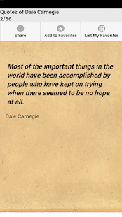 Quotes of Dale Carnegie Screenshots 1