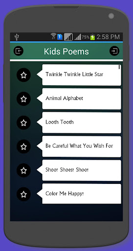 【免費娛樂App】Kids Poems-APP點子