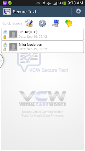 VCW Secure Text