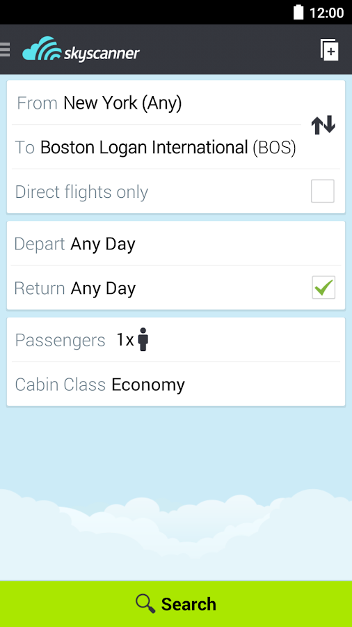 Skyscanner All Flights! Android Apps on Google Play