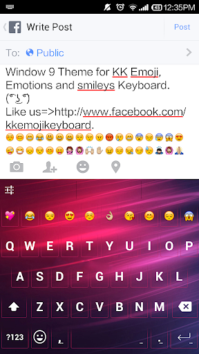 Color 9 Emoji Keyboard - Free