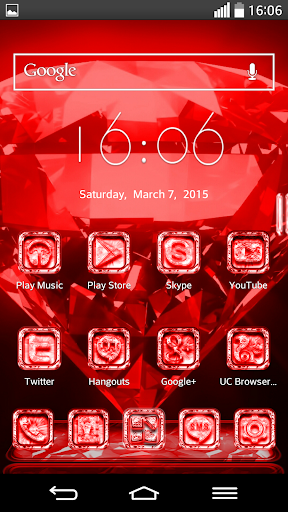 Next Launcher Theme CrystalR