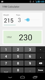 One Rep Max Calculator by Rogan Software poster 1