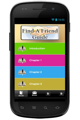 【免費書籍App】Find A Friend  Info-APP點子