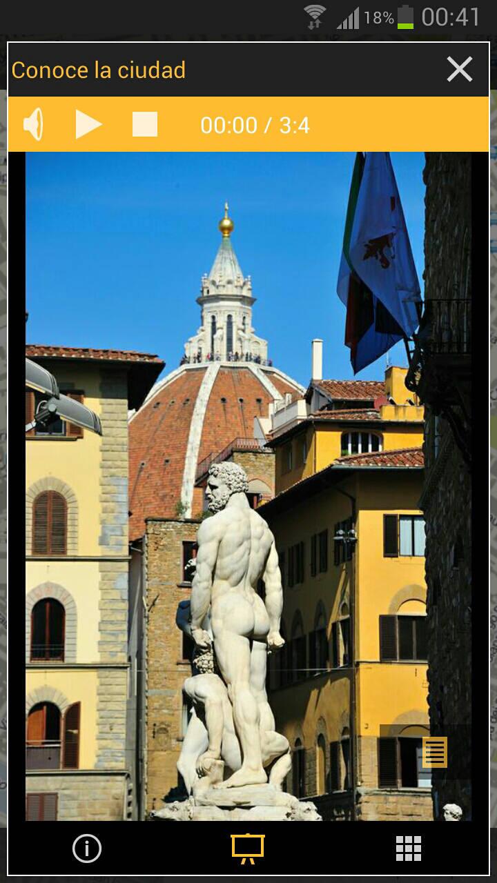 Guía de Florencia, Viaje Screen 2